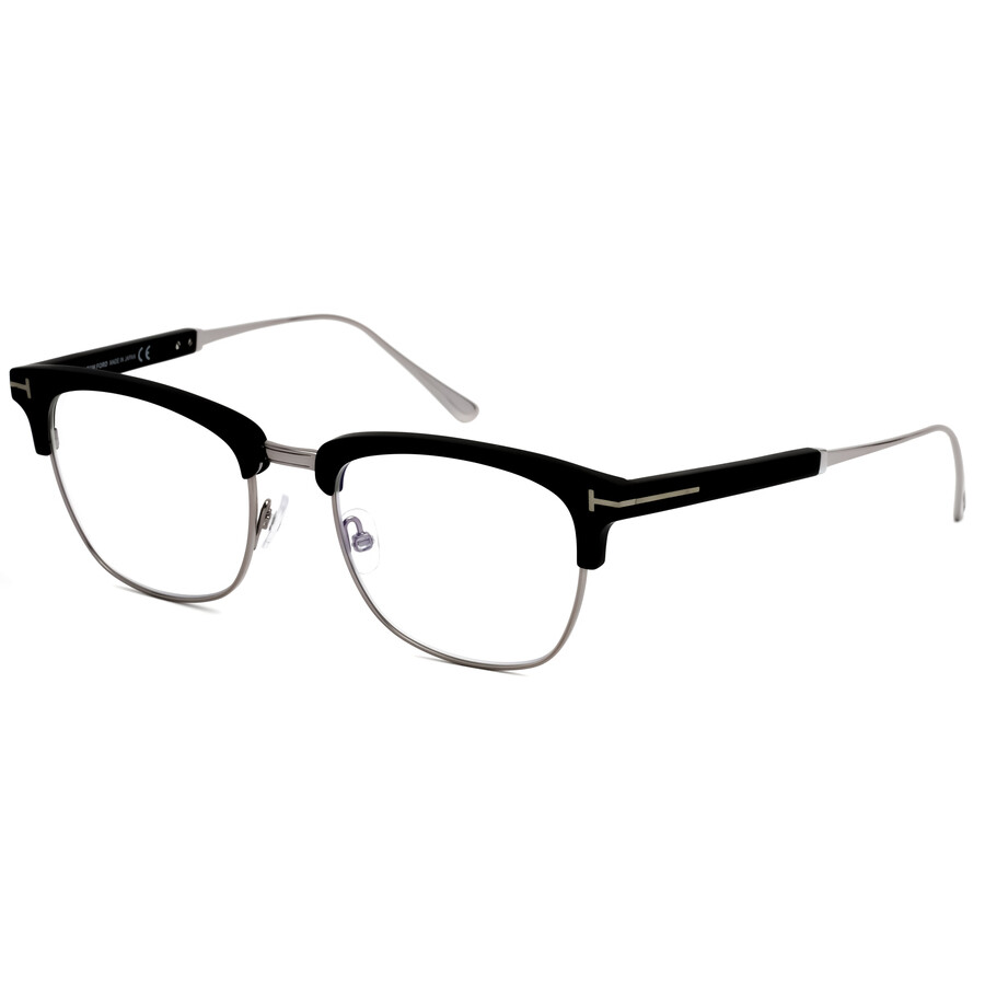 Tom Ford Blue Light Block Square Ladies Eyeglasses FT5590-B 002 50