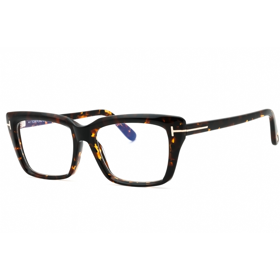 Tom Ford Ladies Brown Rectangular Eyeglass Frames Ft5894b