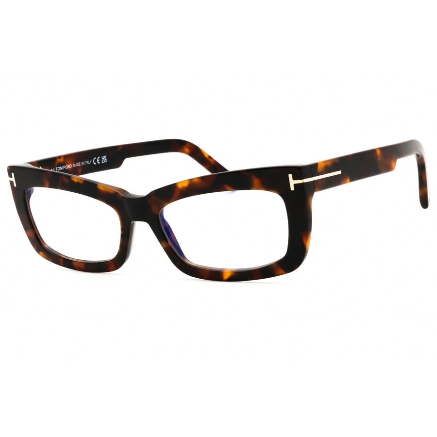 Tom Ford Ladies Brown Rectangular Eyeglass Frames Ft5966b
