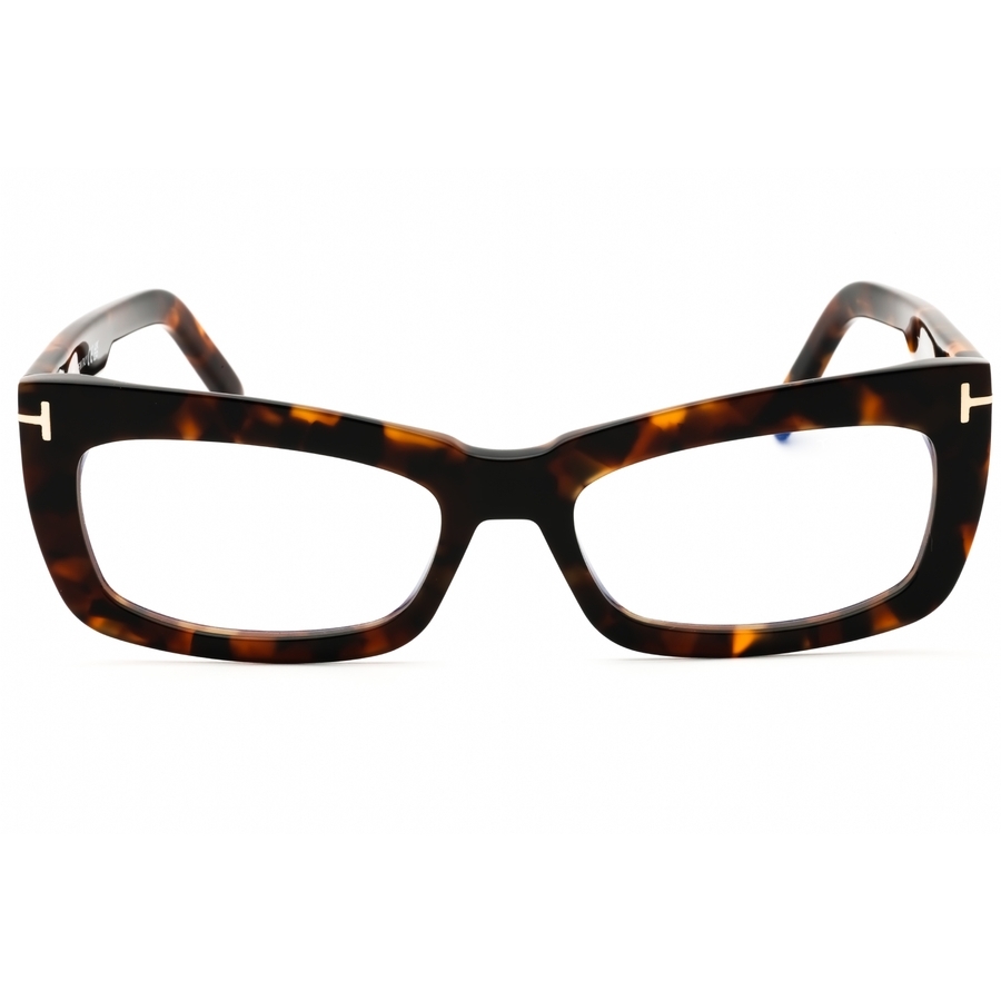 Tom Ford Ladies Brown Rectangular Eyeglass Frames Ft5966b