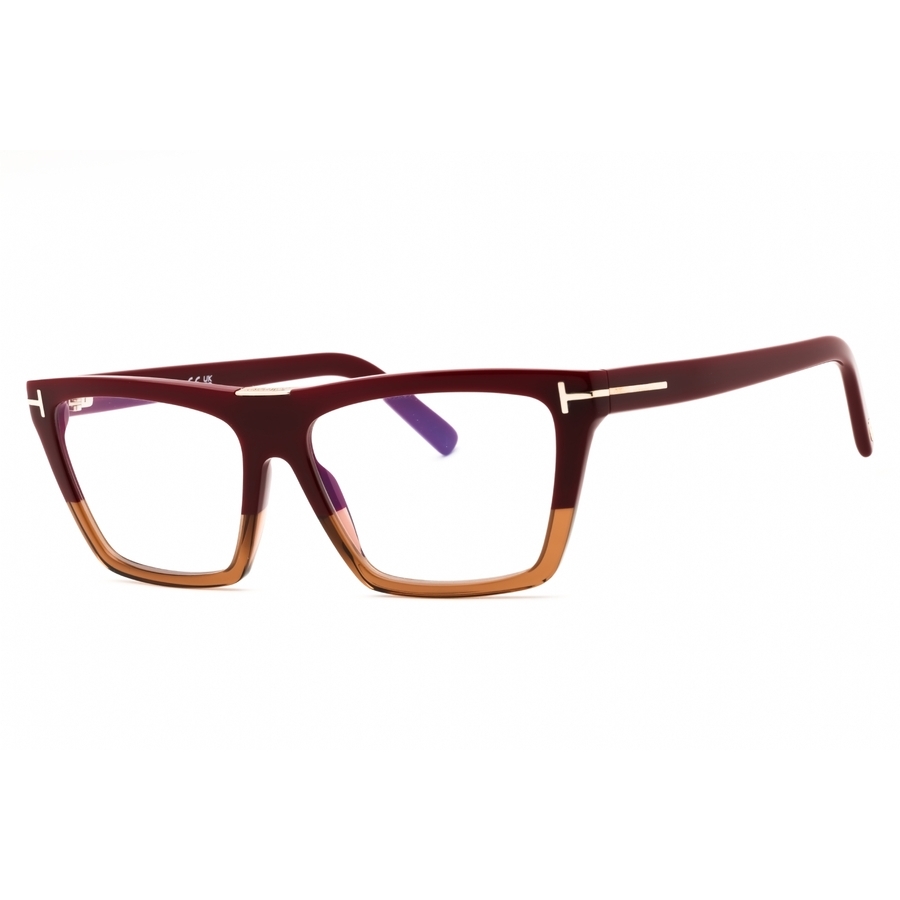 Tom Ford Ladies Multi-color Rectangular Eyeglass Frames Ft5912b In Multi
