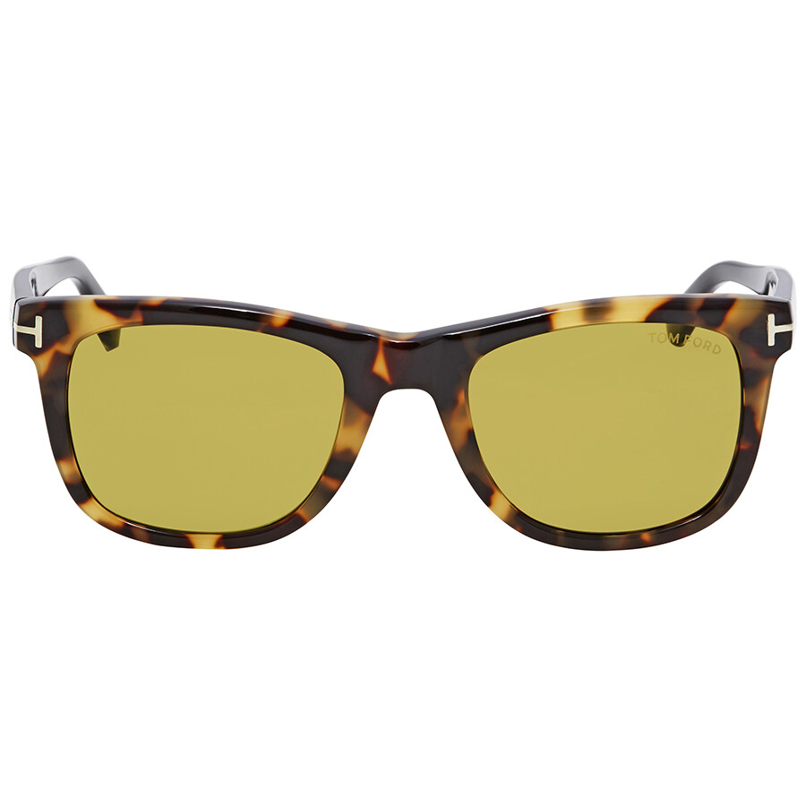 tom ford leo 336 wayfarer leo havana polarized