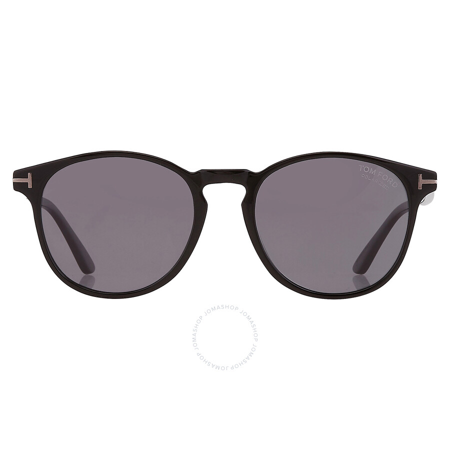 Shop Tom Ford Lewis Polarized Smoke Oval Sunglasses Ft1097-n 01d 53 In Black