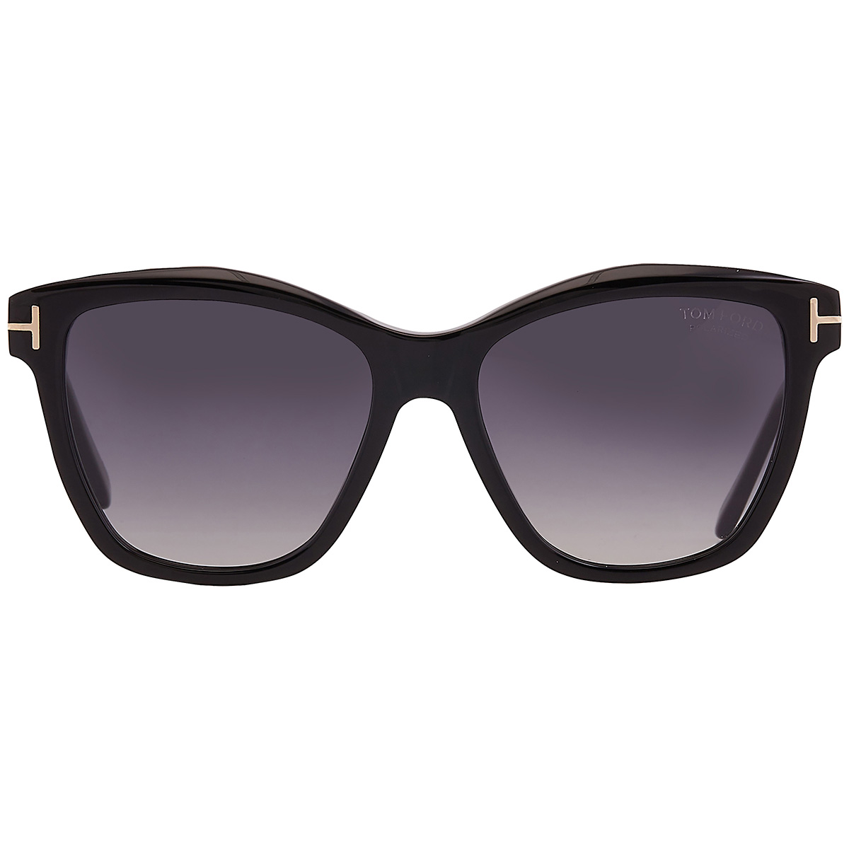 Tom Ford FT1087 Sunglasses 01D shiny black acetate Cat eye Tom Ford Lucia FT1087 05D Black Polarised Sunglasses  main image 4