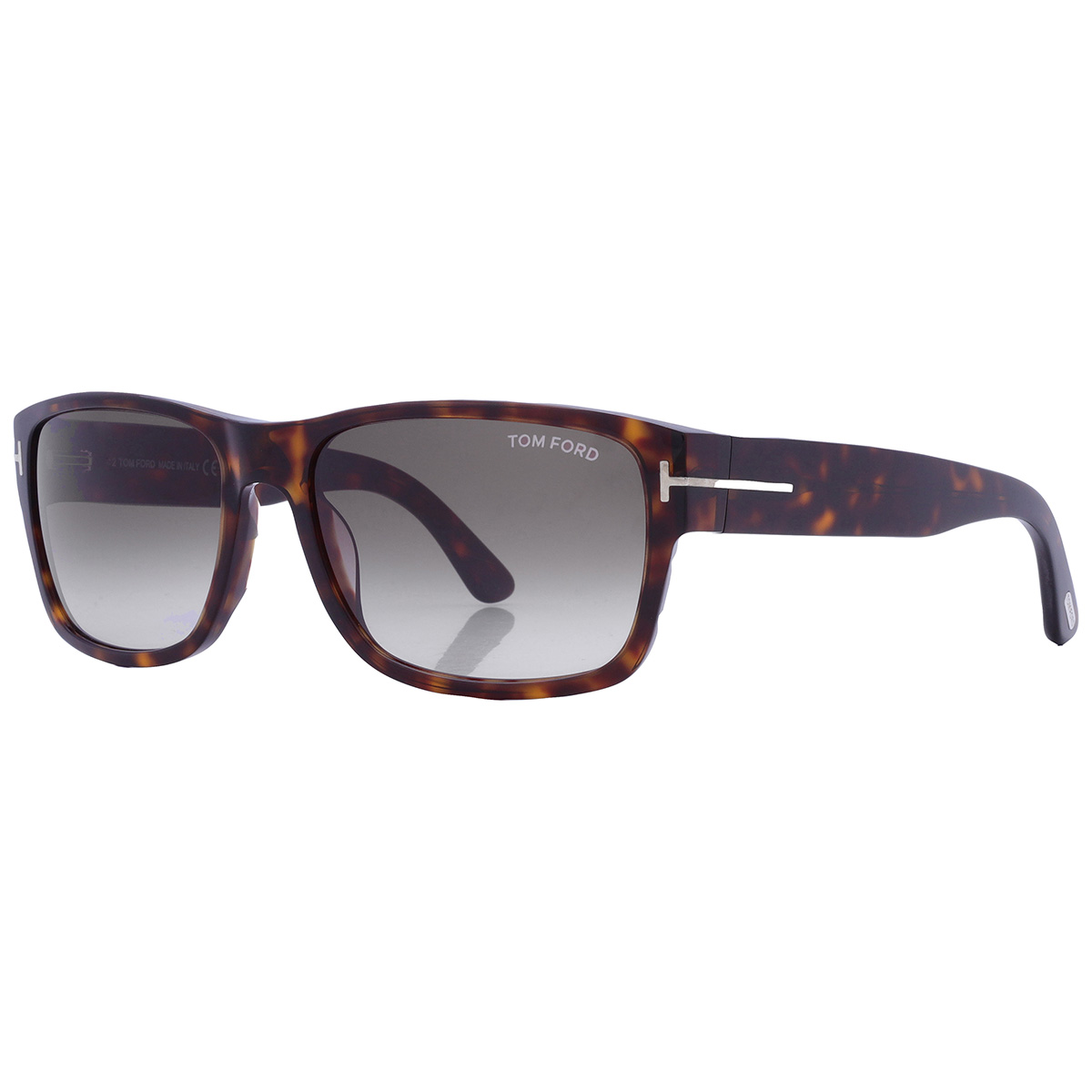 Occhiali da sole Tom Ford Solo montatura Mason TF445 52B Avana scuro squadrato Italia 58 mm - Italia