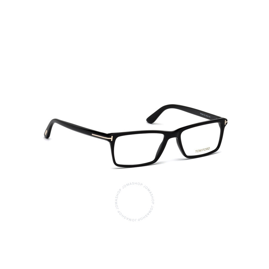 Tom Ford Demo Rectangular Men's Eyeglasses Ft5408 001 56 In Black