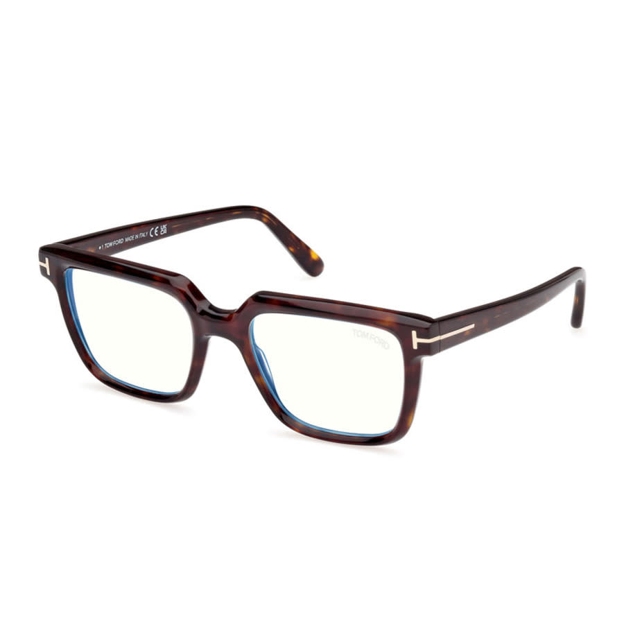 TOM FORD TOM FORD MEN'S BLACK SQUARE EYEGLASS FRAMES FT5889-B 052