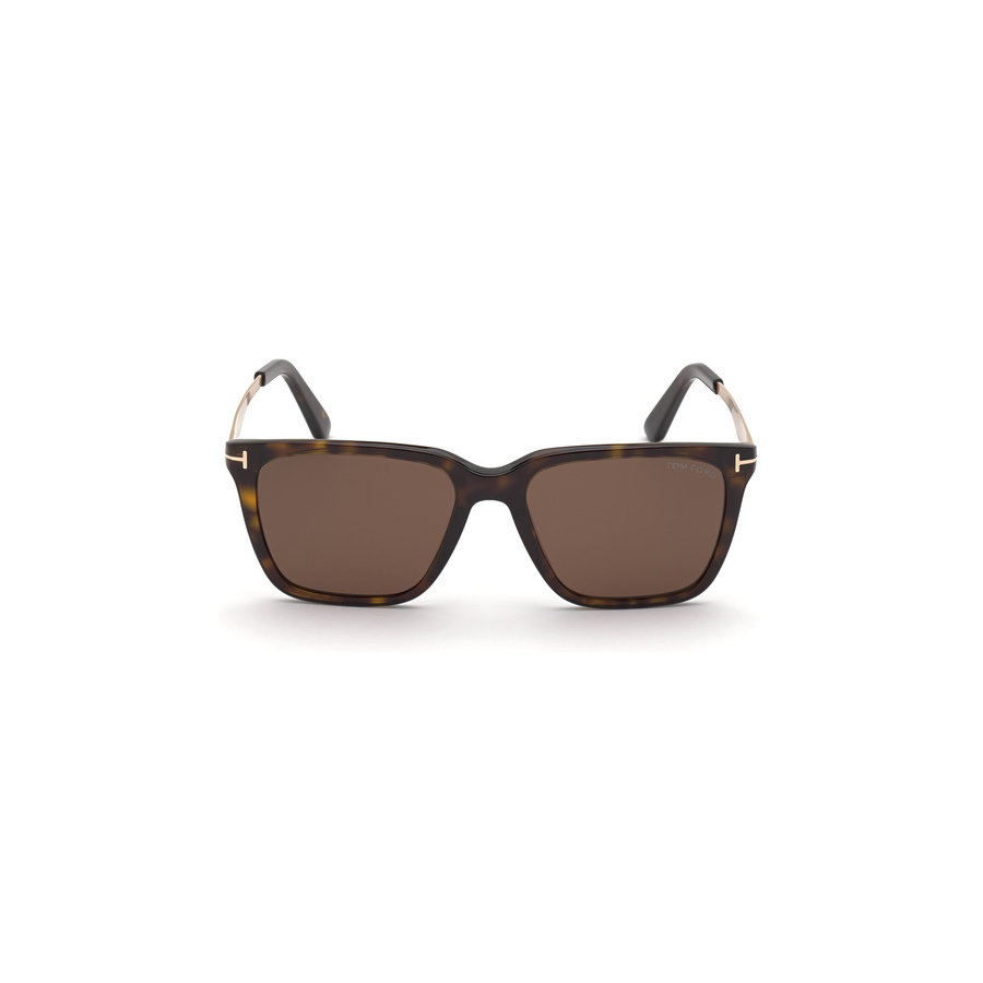 Tom Ford Leon Tortoise Square Sunglasses TOM FORD Tortoise Square Acetate Sunglasses | Neiman Marcus main image 2
