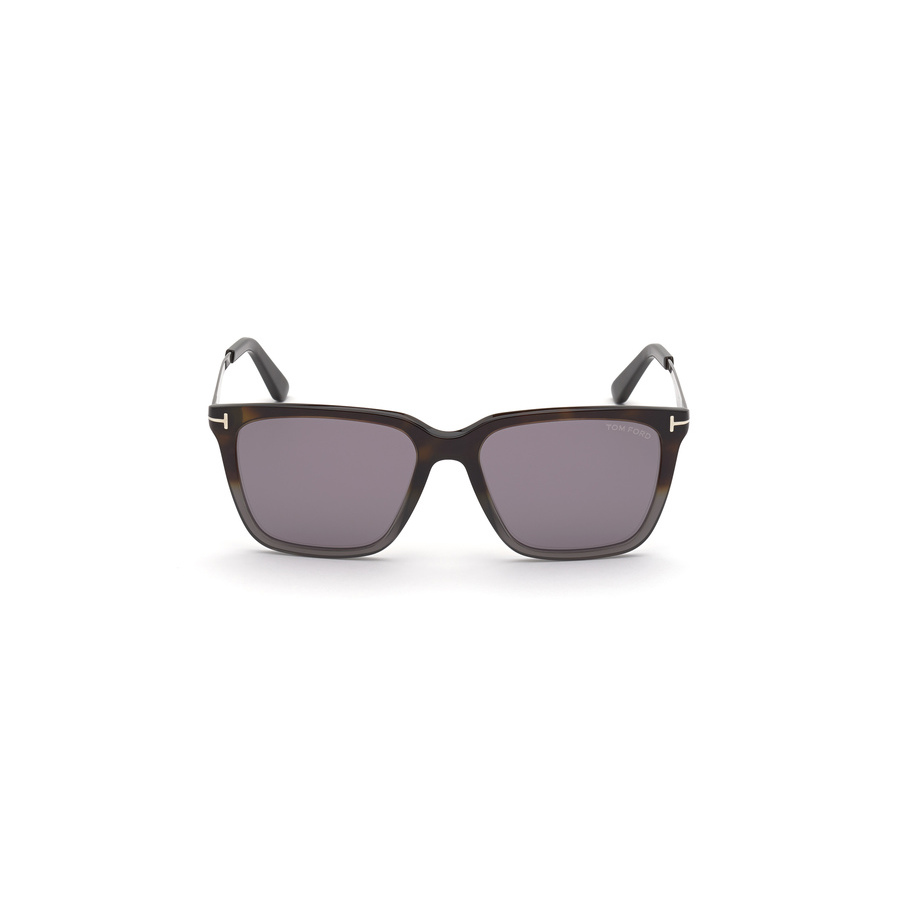 Tom Ford Garrett Smoke Mirror Square Men's Sunglasses FT0862 56C