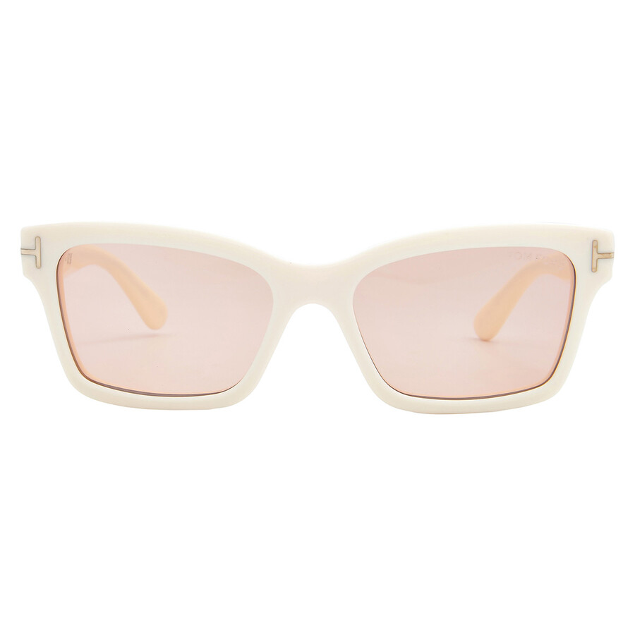 Tom Ford Mikel Pink Mirror Cat Eye Ladies Sunglasses Ft1085 25z 54