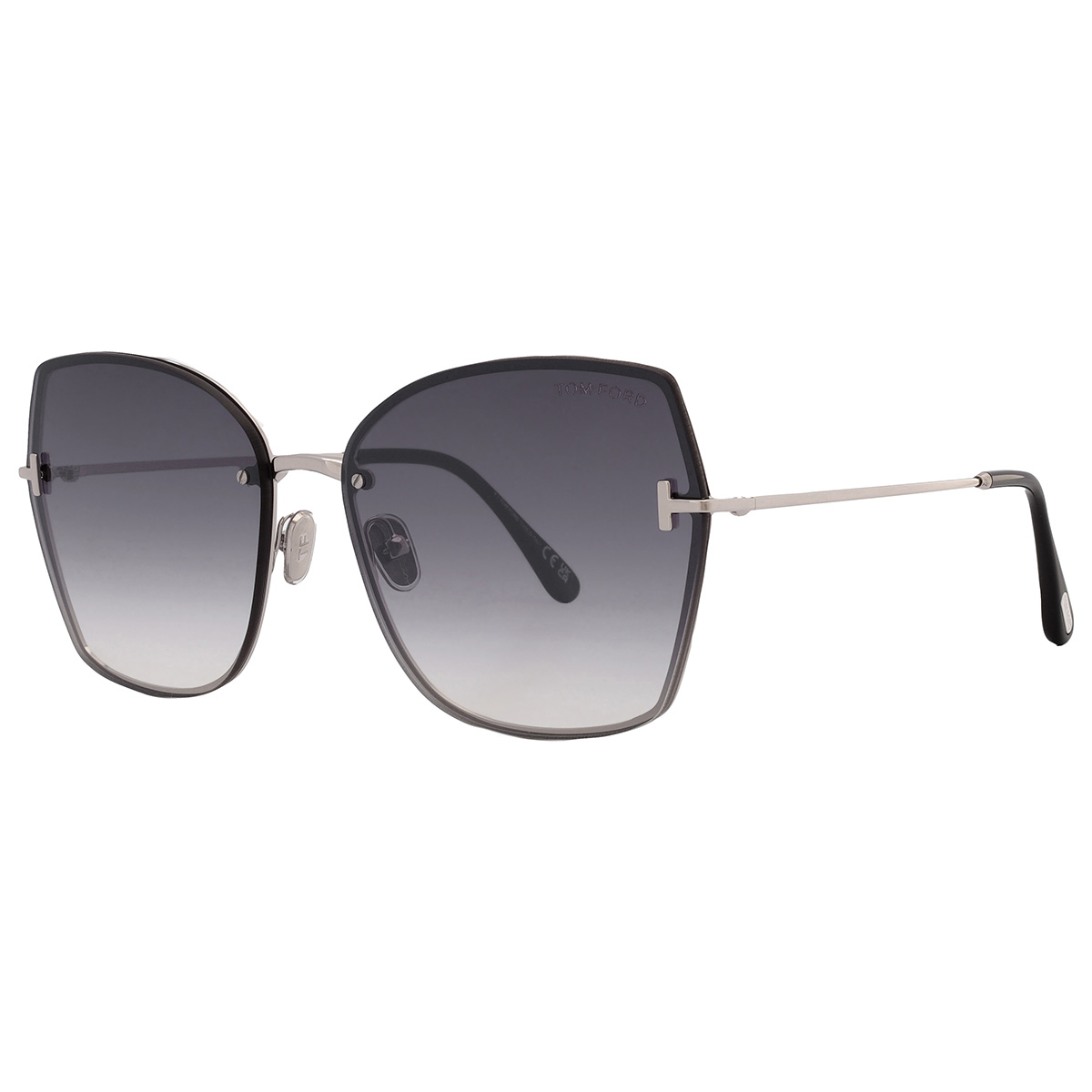 Tom Ford Nickie Smoke Mirror Butterfly Ladies Sunglasses  display picture 1