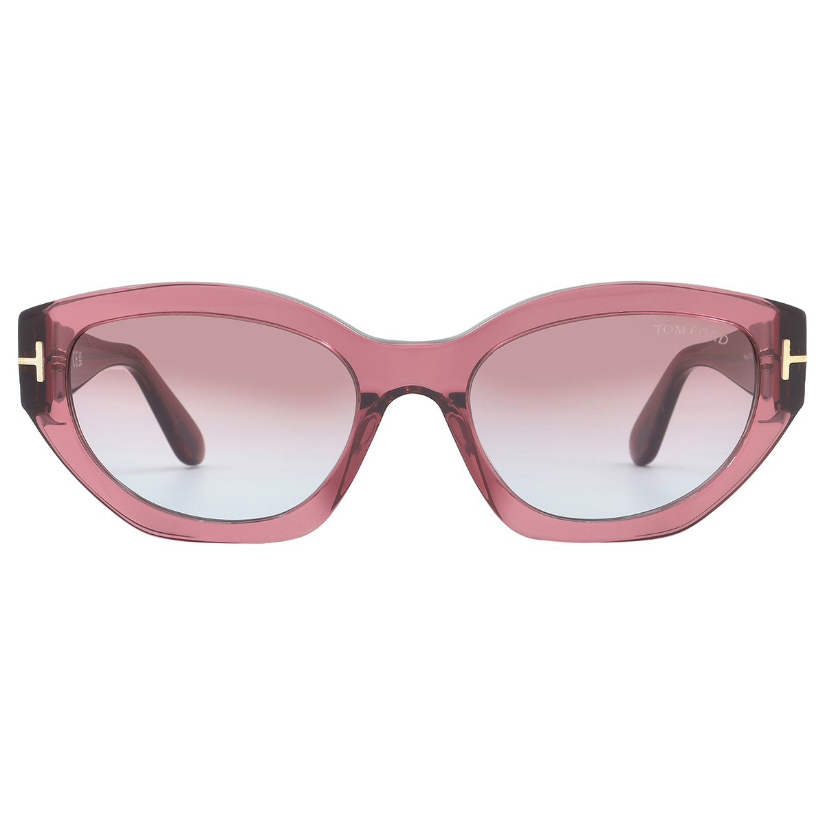 Tom Ford Penny Pink Gradient Cat Eye Ladies Sunglasses FT1086 66Y