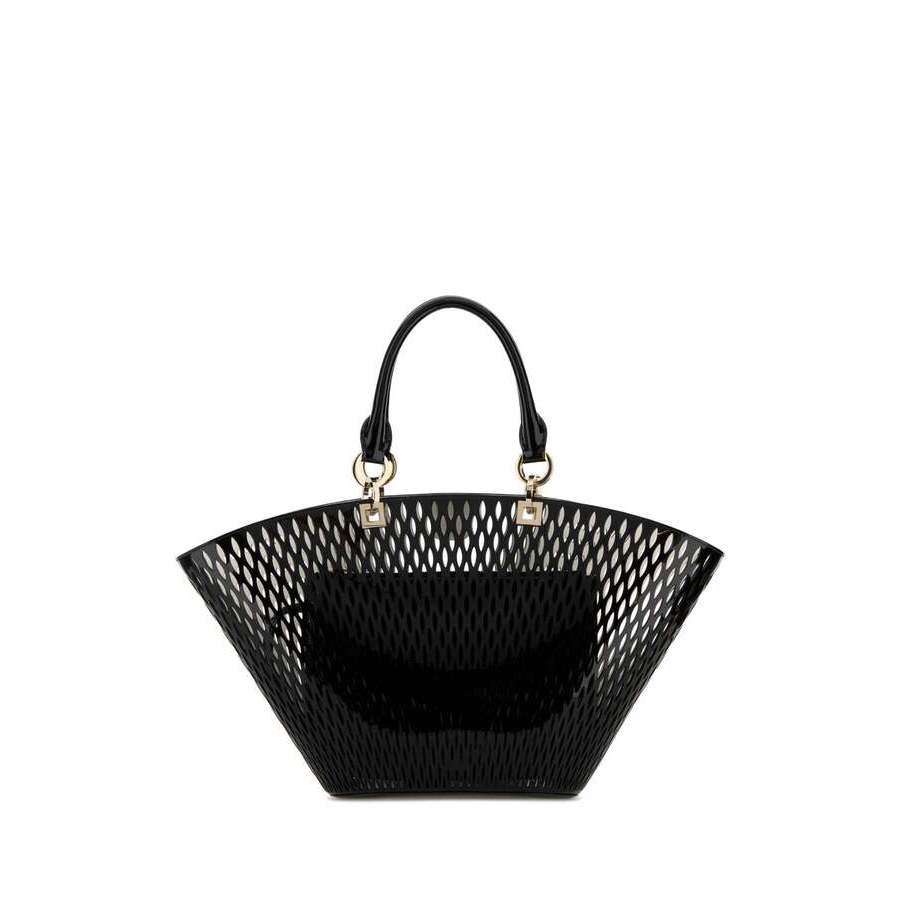 Tom Ford Perforated Leather Tote Bag  Black