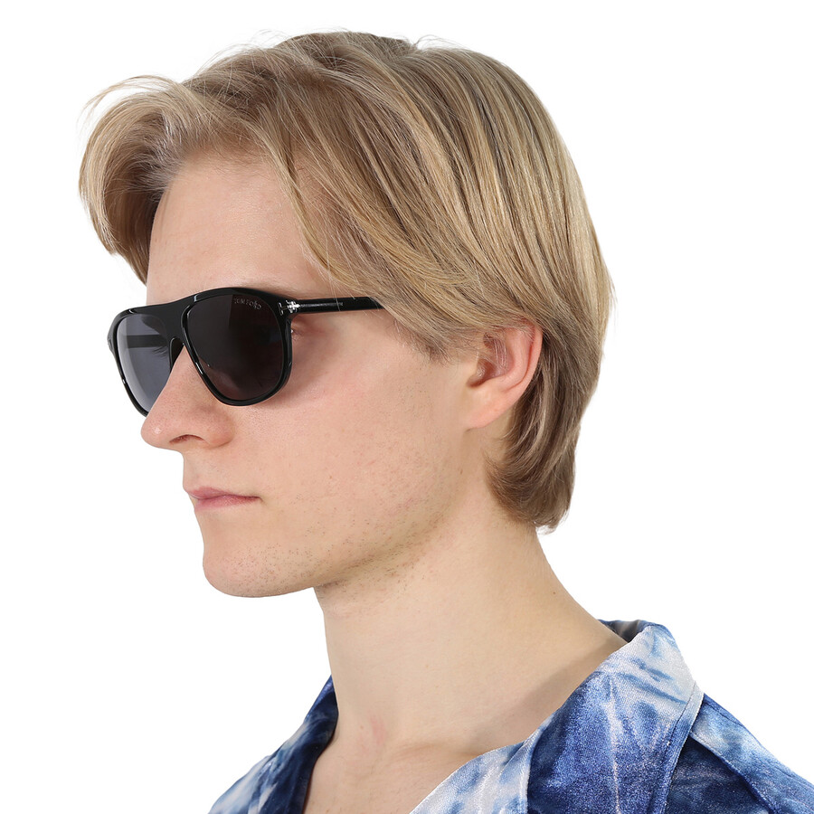 Tom Ford Prescott Smoke Navigator Men's Sunglasses Ft1027-n 01a 60 In Black