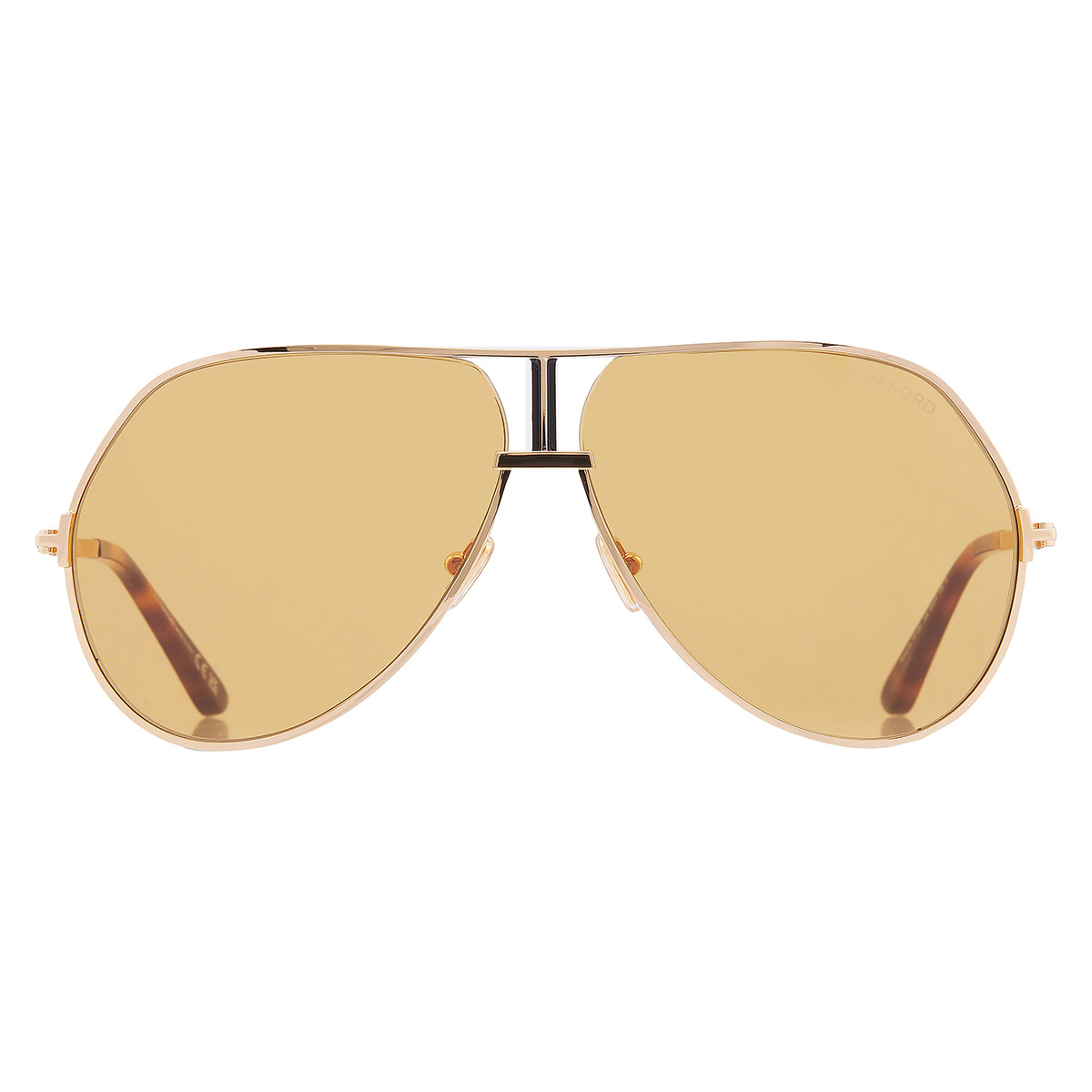 Tom Ford Rickie-02 Amber Pilot Men's Sunglasses FT1281 30E 63