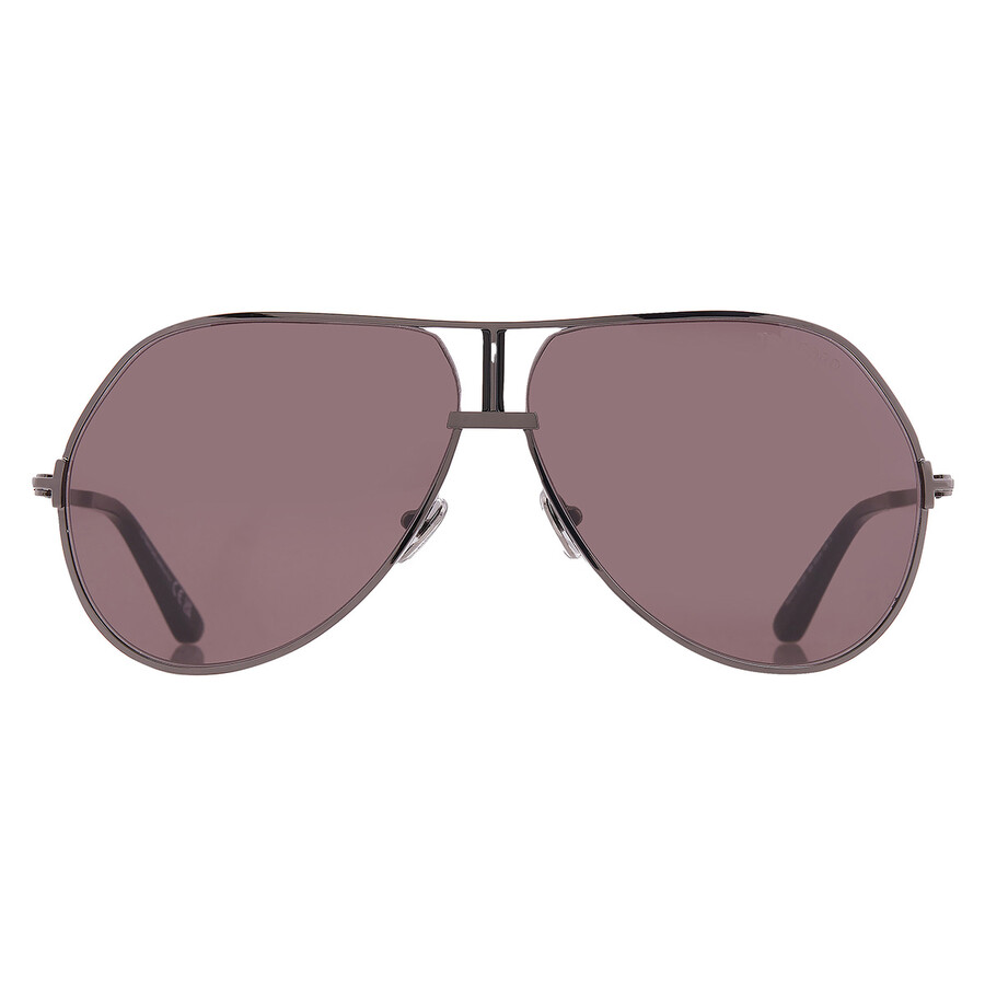 Tom Ford Rickie-02 Smoke Pilot Men's Sunglasses FT1281 08A 63