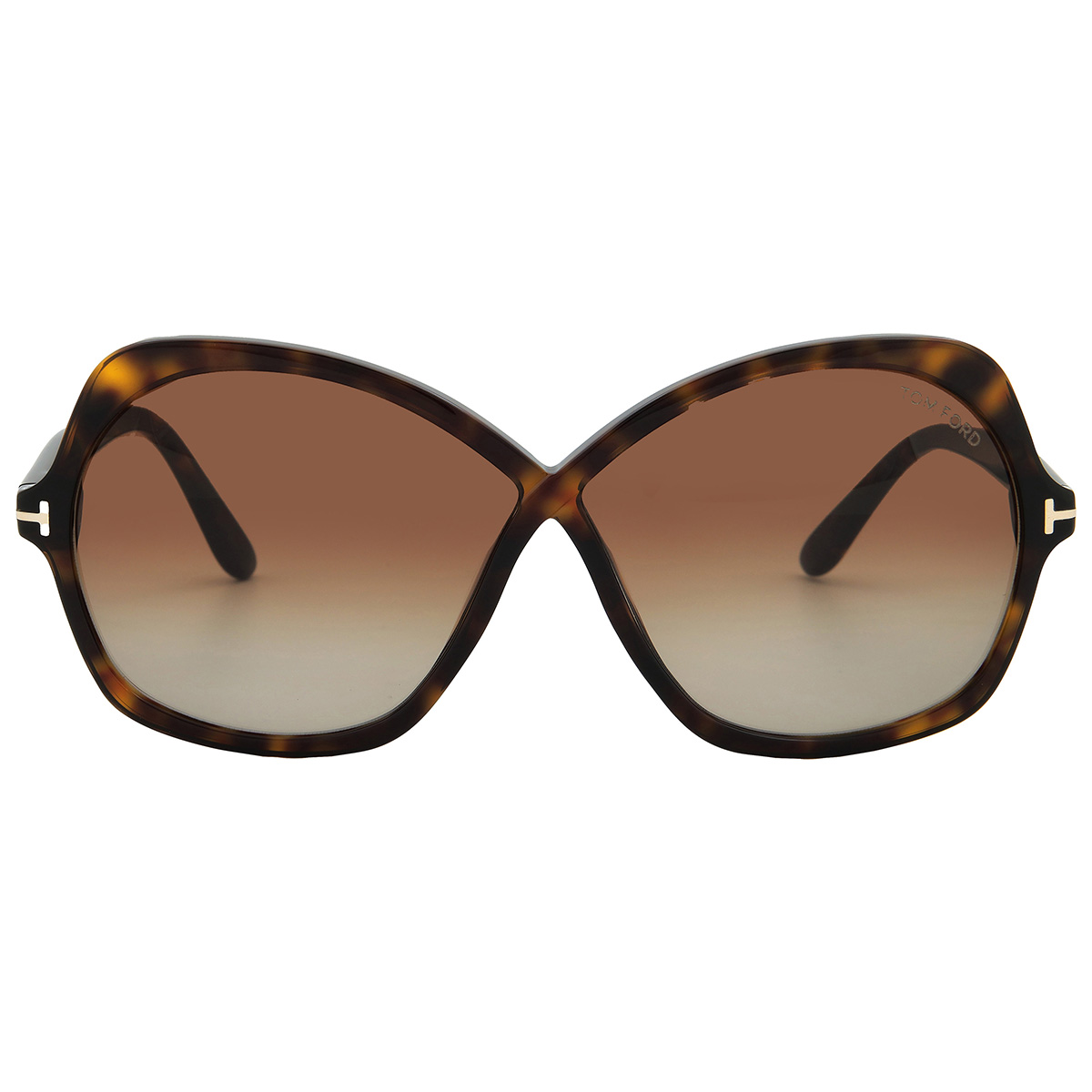 Tom Ford Rosemin Gradient Brown Butterfly Ladies Sunglasses FT1013
