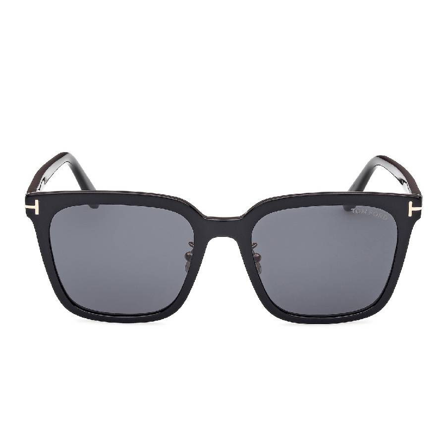 Tom Ford Smoke Square Unisex Sunglasses FT1132-K 01A 56