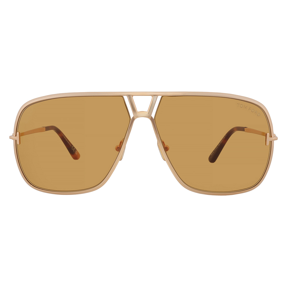 Tom Ford Stavros Amber Navigator Men's Sunglasses FT1204 30E 63
