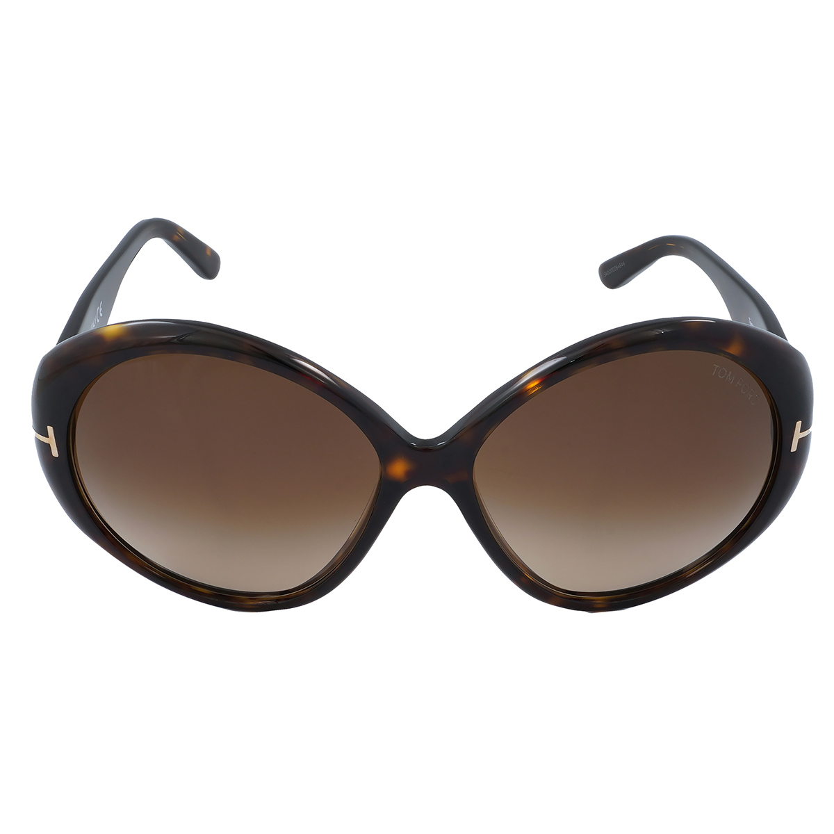 Tom Ford Terra Brown Gradient Round Ladies Sunglasses FT0848 52F