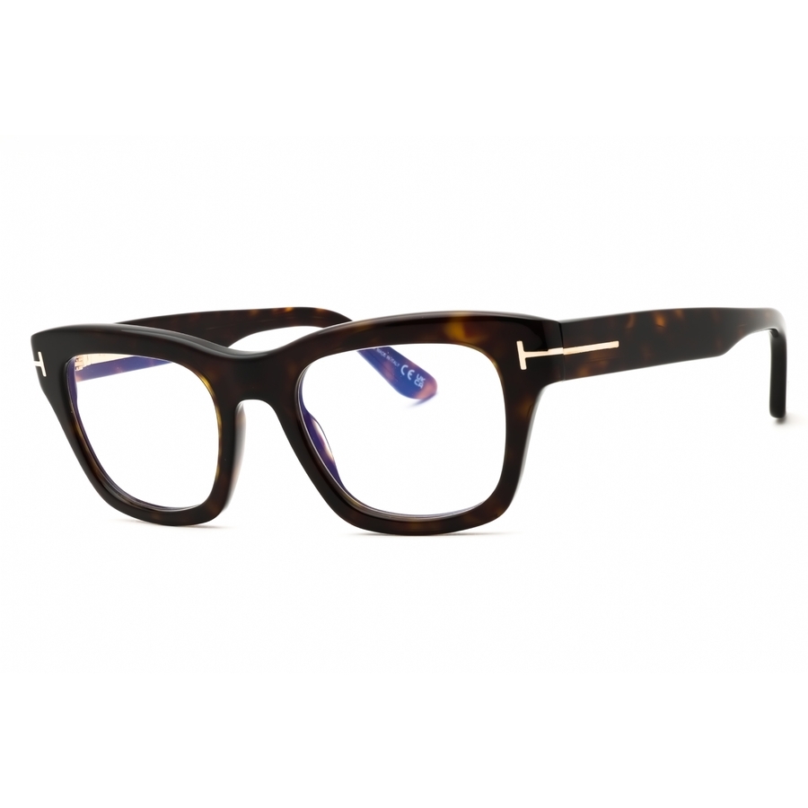 Tom Ford Unisex Brown Rectangular Eyeglass Frames Ft6036b