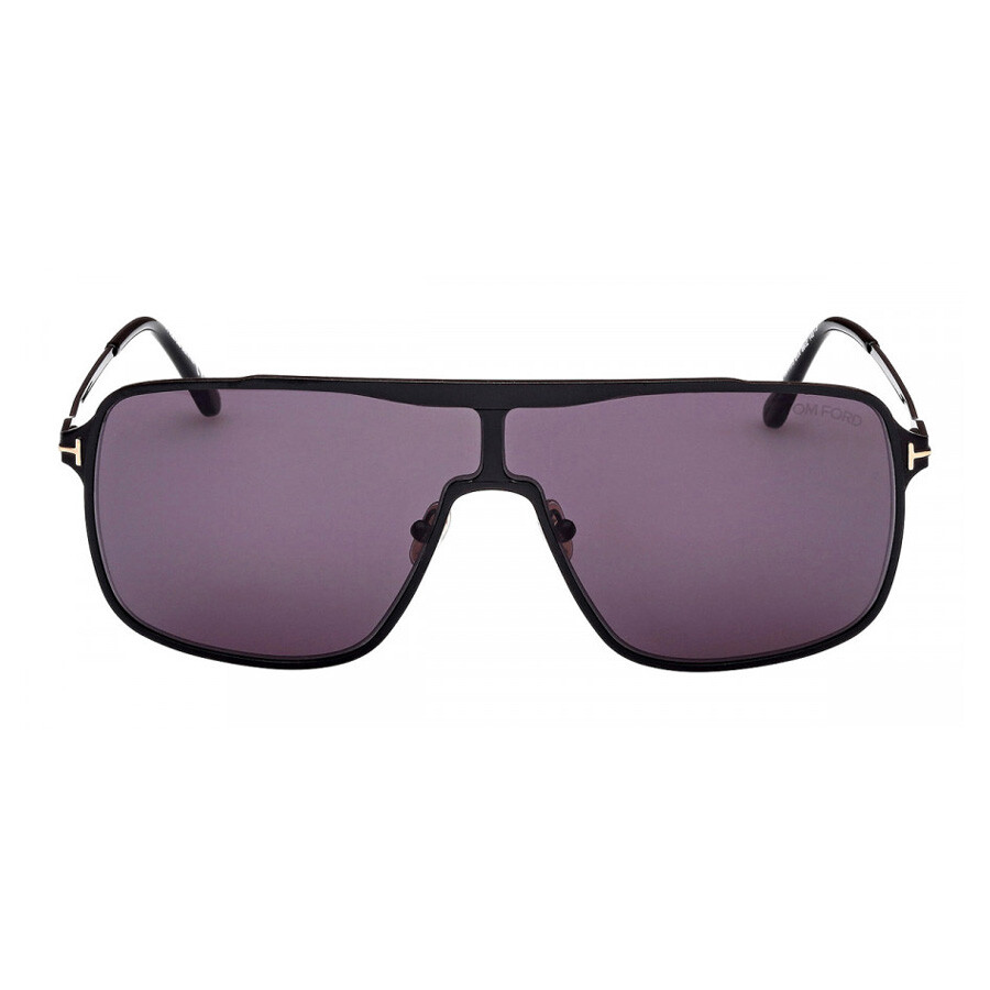 Tom Ford Zappa Smoke Oversized Men's Sunglasses Ft1173 01a 69