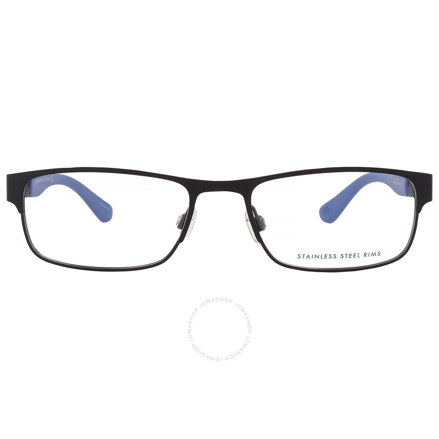 Tommy Hilfiger Demo Pilot Men's Eyeglasses Th 1523 0003 54 In Black
