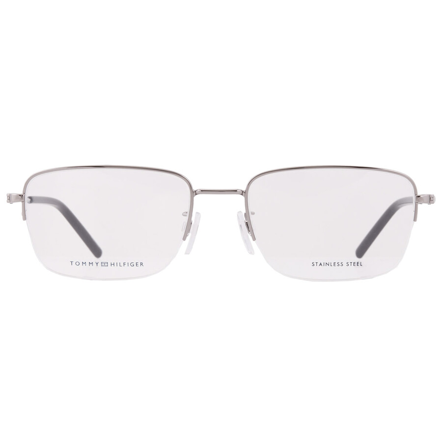 Tommy Hilfiger Demo Rectangular Men's Eyeglasses Th 1935/f 06lb 56 In Gray