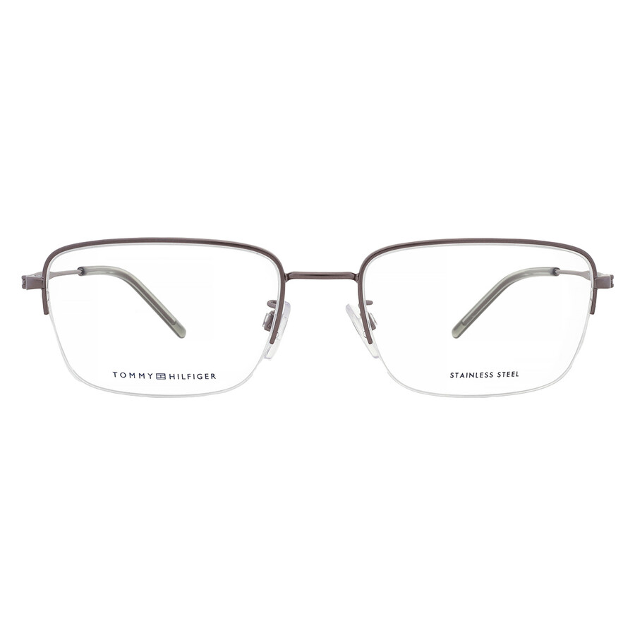Tommy Hilfiger Demo Rectangular Men's Eyeglasses Th 1935/f 0r80 56