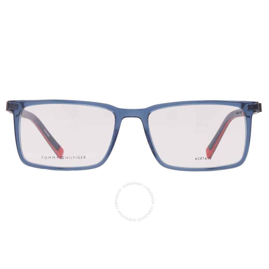 Tommy Hilfiger Demo Rectangular Men's Eyeglasses Th 1947 0pjp 55