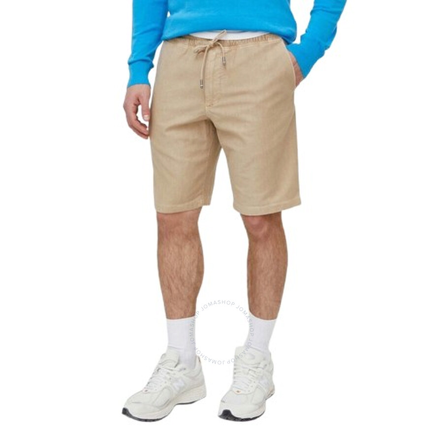 Tommy Hilfiger Drawstring Chino Shorts In Beige