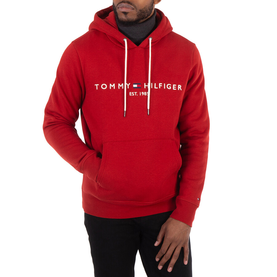 Embroidered Tommy Logo Hoodie