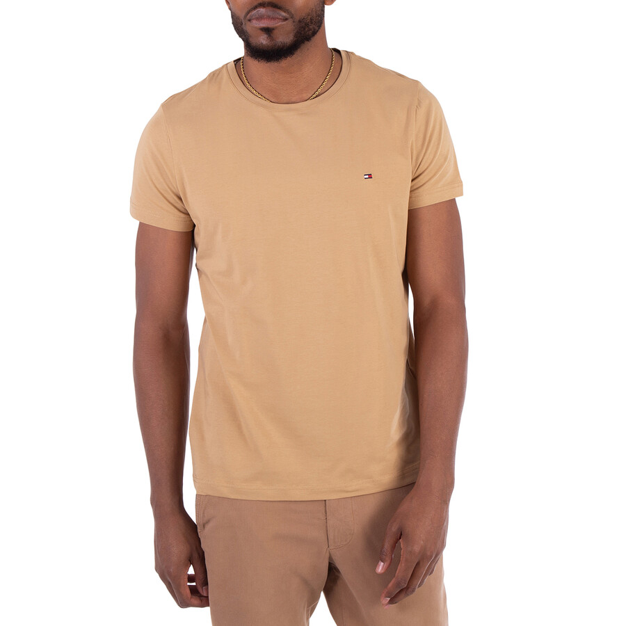 Flag Embroidery Extra Slim-Fit T-Shirt