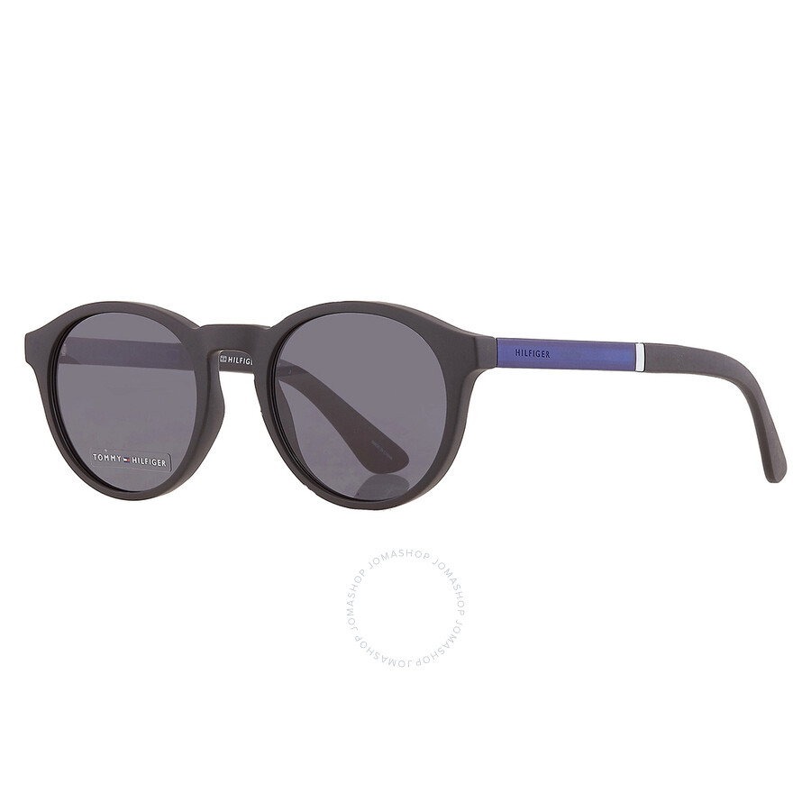 Tommy Hilfiger Grey Blue Round Men's Sunglasses Th 1476/s 0d51/ir 51 In Grey