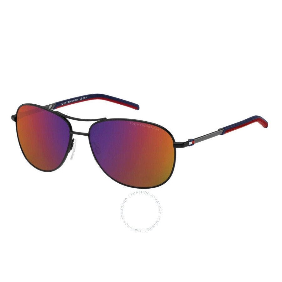 Tommy Hilfiger Grey Infrared Pilot Men's Sunglasses Th 2023/s 0003/mi 59