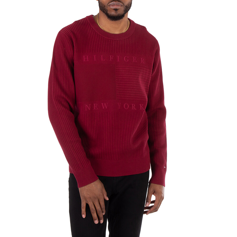 Hilfiger Structure Flag Crewneck Sweater
