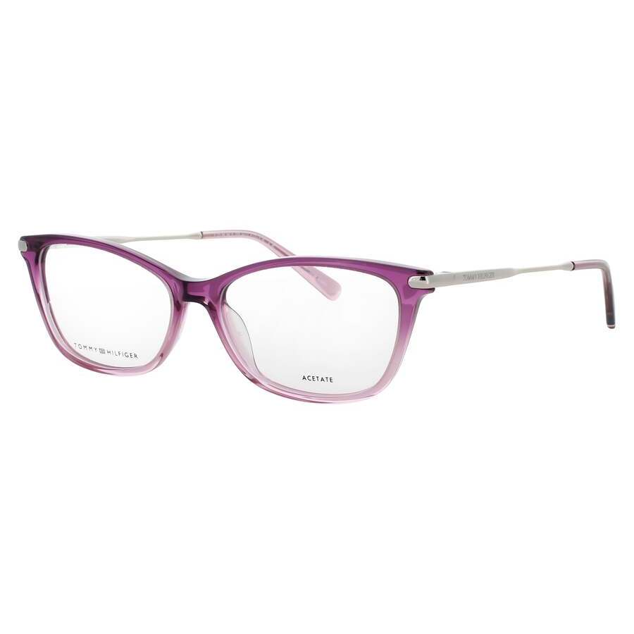 TOMMY HILFIGER TOMMY HILFIGER LADIES RED RECTANGULAR EYEGLASS FRAMES THTH1961L3953