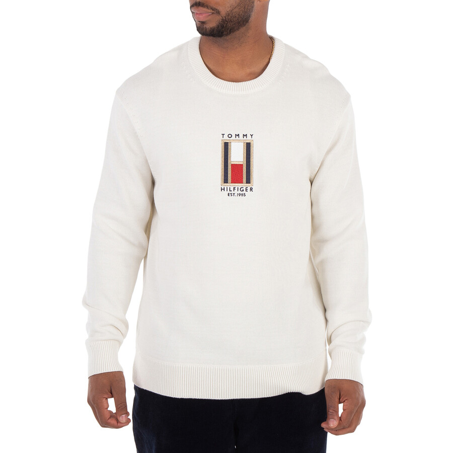 lock Embroidered Logo Sweater