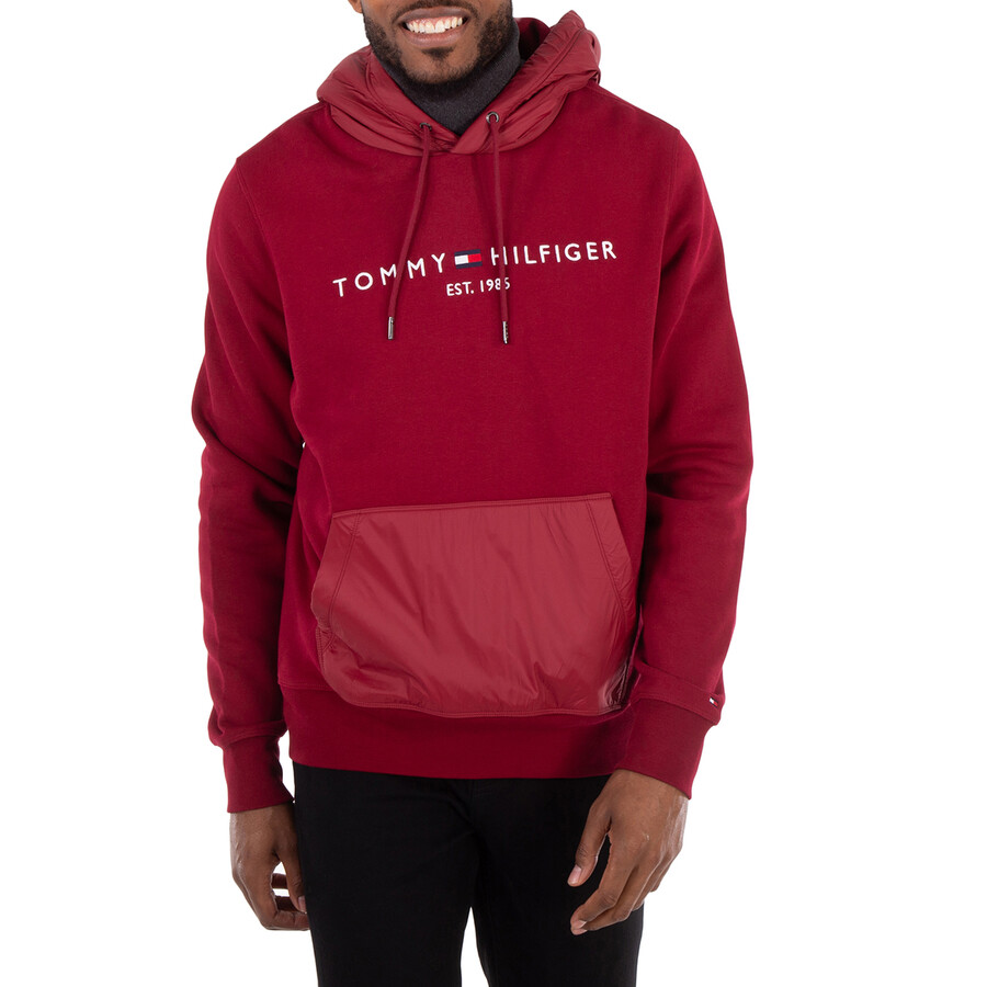 Logo Mix Media Hoodie