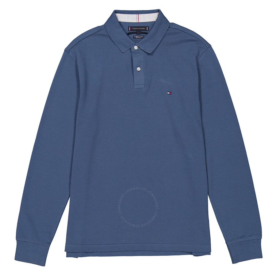 Tommy Hilfiger Long Sleeve 1985 Cotton Polo Shirt