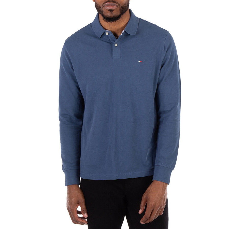 Long Sleeve 1985 Cotton Polo Shirt
