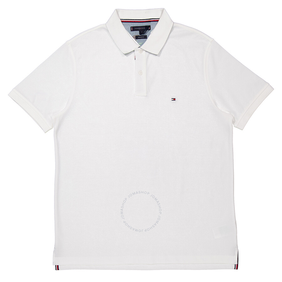 Tommy Hilfiger Regular Fit Cotton Polo Shirt In White
