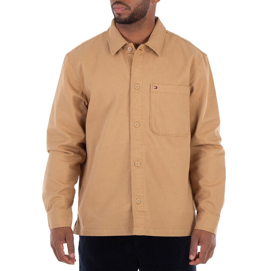Twill Relaxed Fit Shirt Jacket