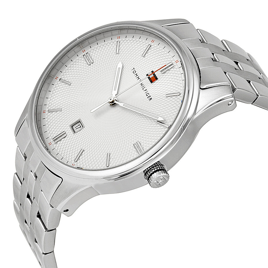 Tommy Hilfiger White Dial Stainless Steel Men's Watch 1710283 Tommy Hilfiger Watches