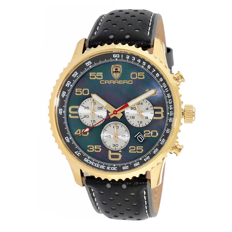 Torino Carrero Aureum Chronograph Quartz Black Dial Men's Watch C1G7023-BK
