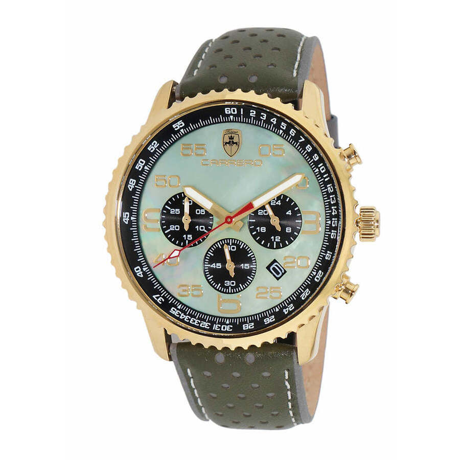 Torino Carrero Aureum Chronograph Tachymeter Green Dial Men's Watch C1G7023-GN