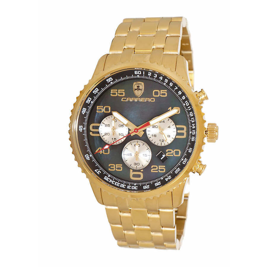 Torino Carrero Aureum-Mb Chronograph Tachymeter Black Dial Men's Watch C1G7022-BK