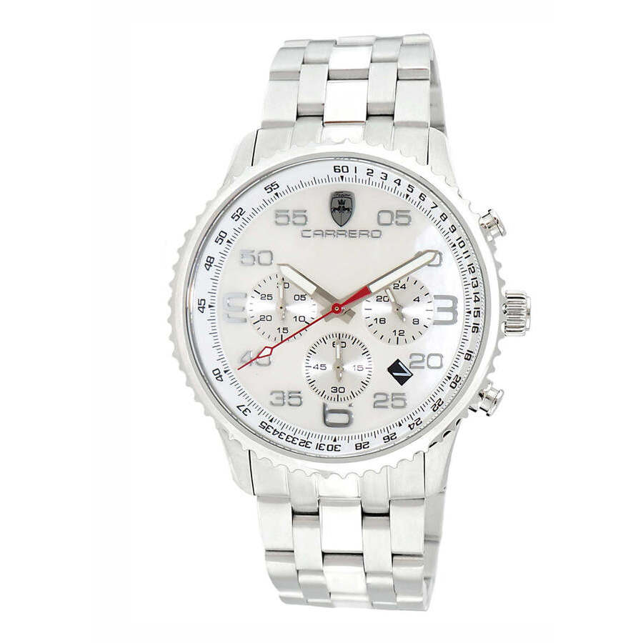 Torino Carrero Aureum-Mb Chronograph Tachymeter White Dial Men's Watch C1S7022-WT