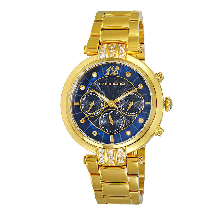 Torino Carrero Adelina GMT Quartz Blue Dial Ladies Watch CL1G03BUJ