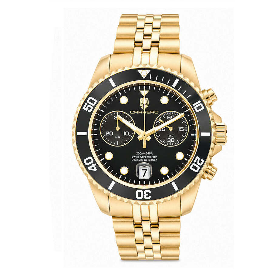 Torino Carrero Deepmar Chronograph Quartz Black Dial Men's Watch C1G6644-BKBK